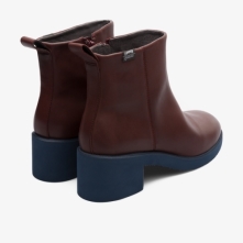 Camper Burgundy Ankle Boots Womens - Wonder Online Ireland | CUWNY7815